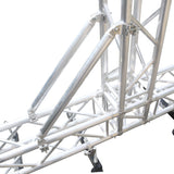 32 Inch (81.28cm) Single Truss Tube W-Clamp and Hinge on Each End | 2 Inch | 2mm Wall