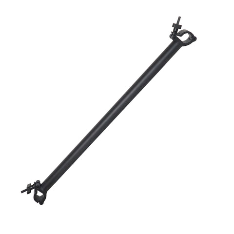 39Inch 1-Meter Black Dual-Clamp Cross Support Pole for LED Ground Support Systems
