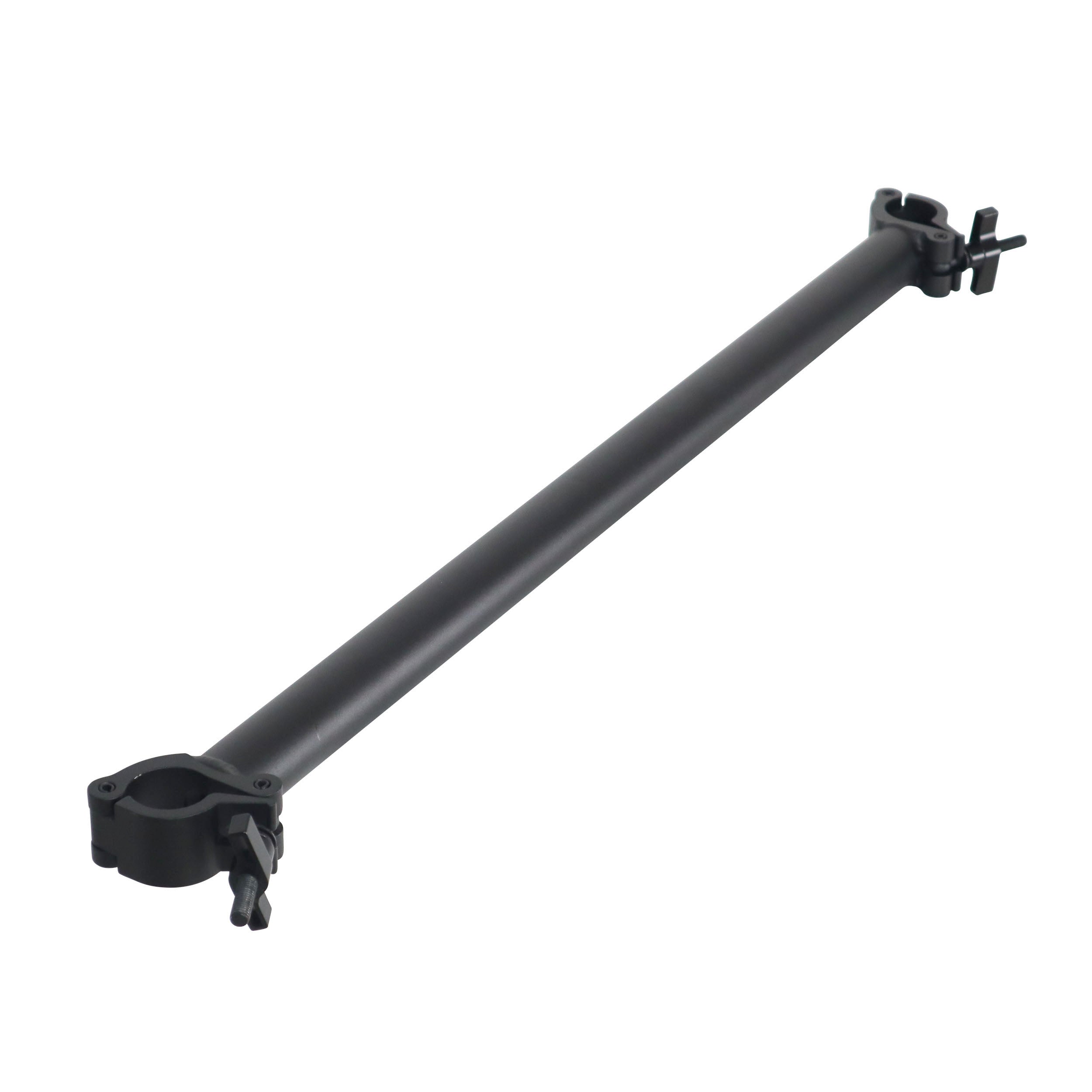 39Inch 1-Meter Black Dual-Clamp Cross Support Pole for LED Ground Support Systems