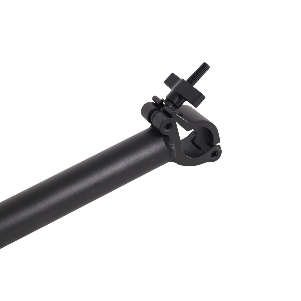 39Inch 1-Meter Black Dual-Clamp Cross Support Pole for LED Ground Support Systems