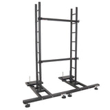 39Inch 1-Meter Black Dual-Clamp Cross Support Pole for LED Ground Support Systems
