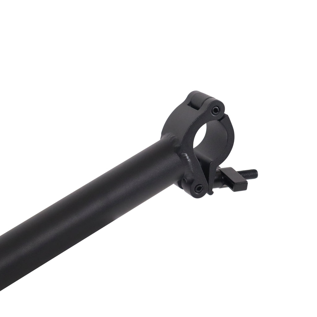 39Inch 1-Meter Black Dual-Clamp Cross Support Pole for LED Ground Support Systems