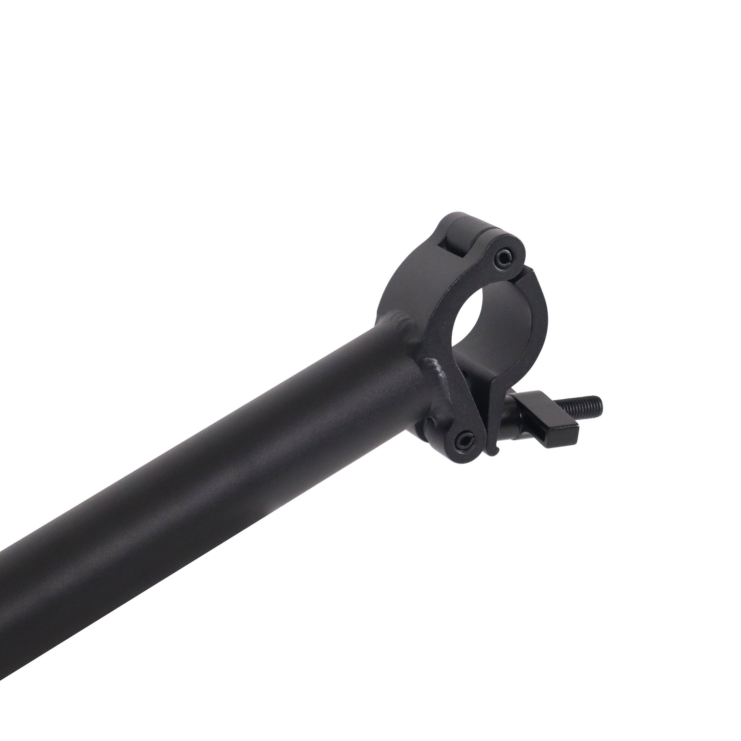 39Inch 1-Meter Black Dual-Clamp Cross Support Pole for LED Ground Support Systems