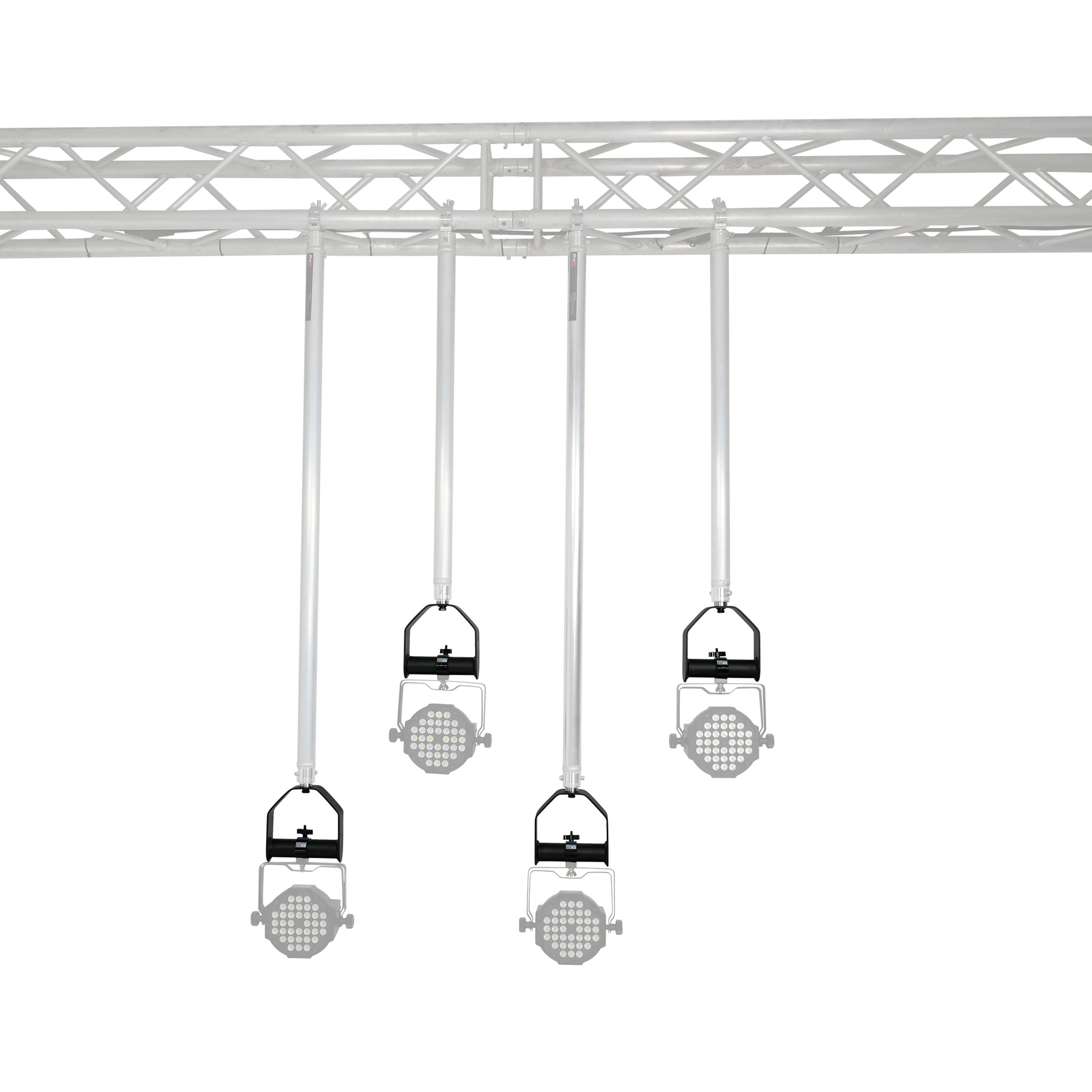 Modular Stirrup Lighting Mount Bracket for F31 1-Point Truss Tube 2" OD Tube 110 lbsSWL