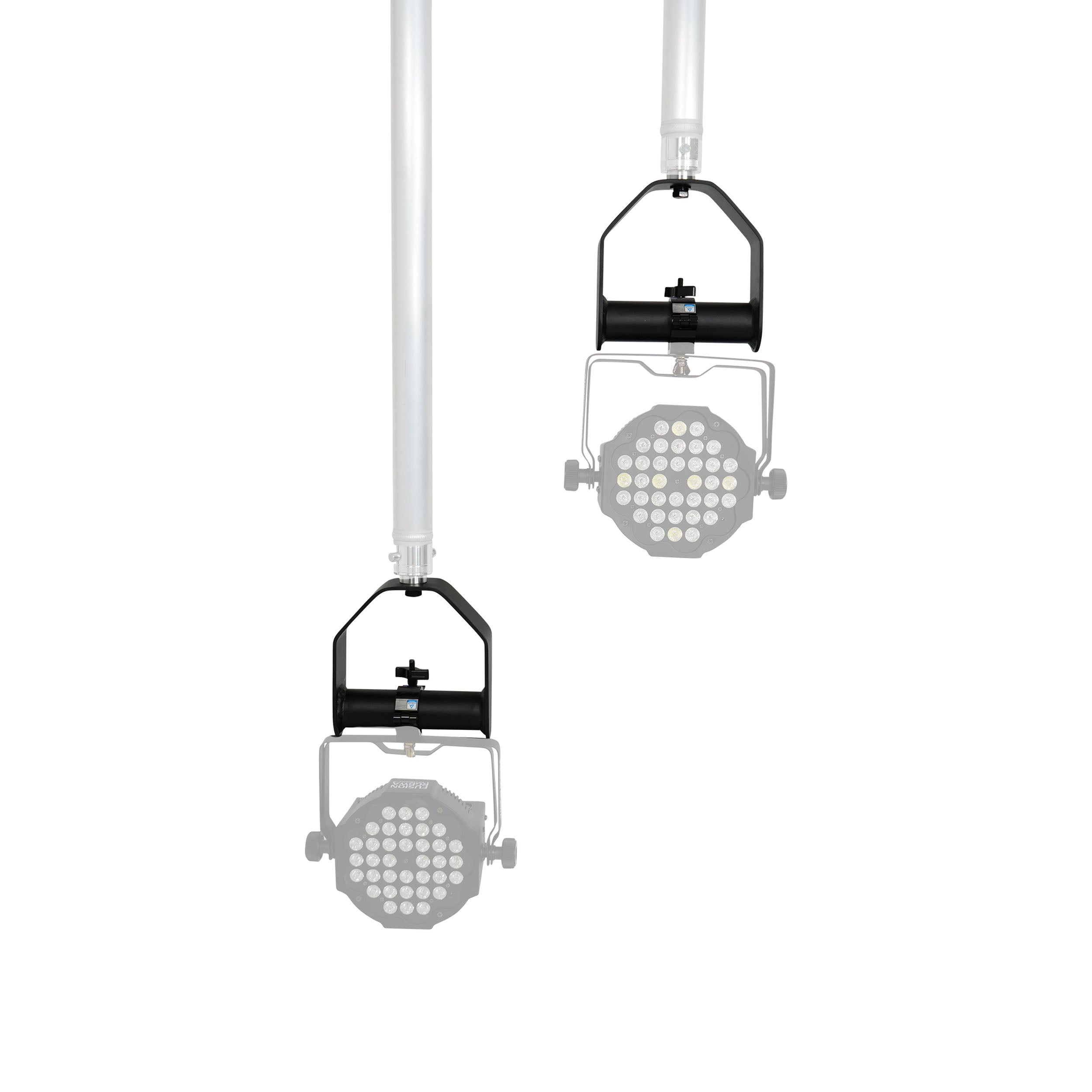 Modular Stirrup Lighting Mount Bracket for F31 1-Point Truss Tube 2" OD Tube 110 lbsSWL