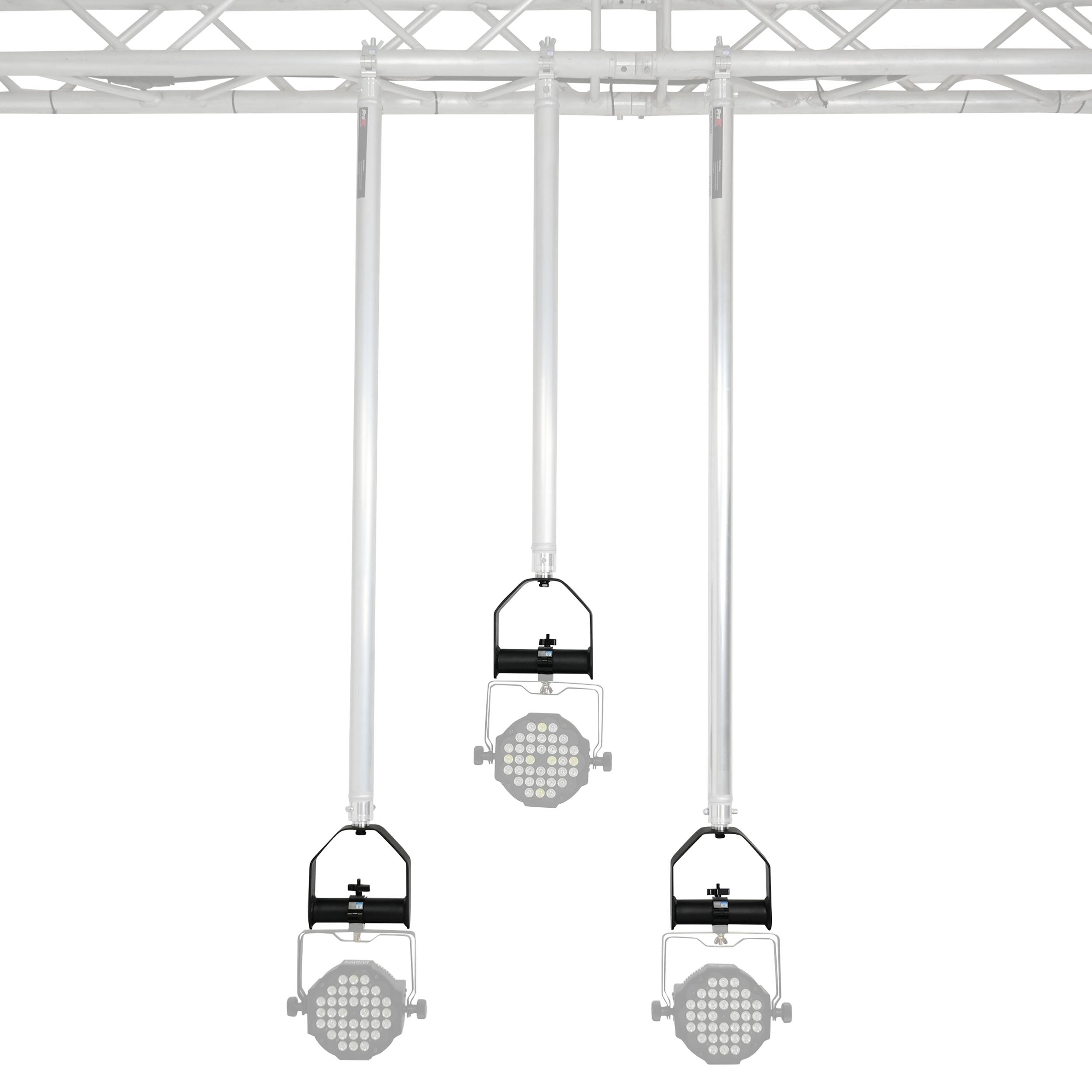Modular Stirrup Lighting Mount Bracket for F31 1-Point Truss Tube 2" OD Tube 110 lbsSWL