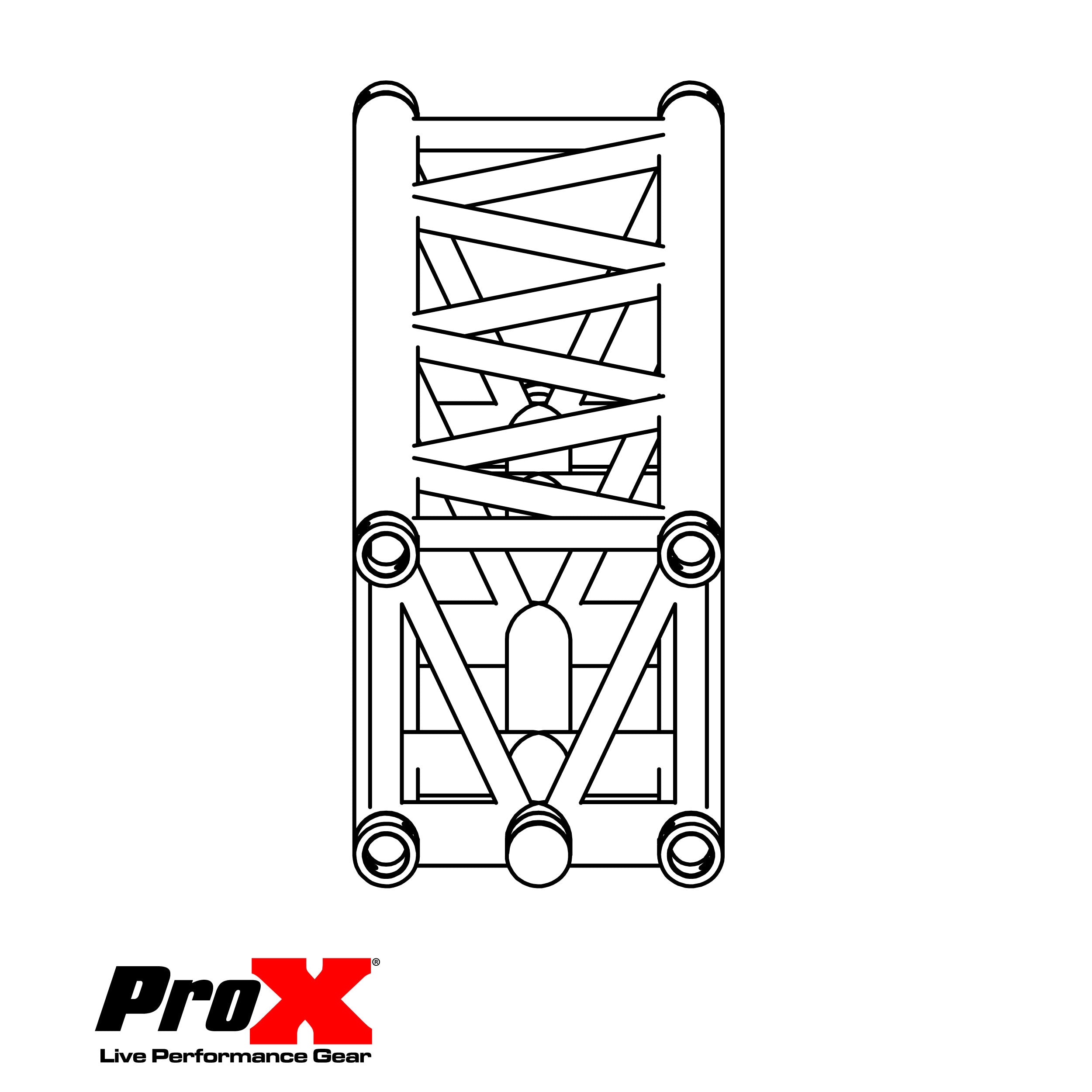 8.20 ft 2.50 m F35 Professional 5-Chord Truss Segment for LED Video Panels