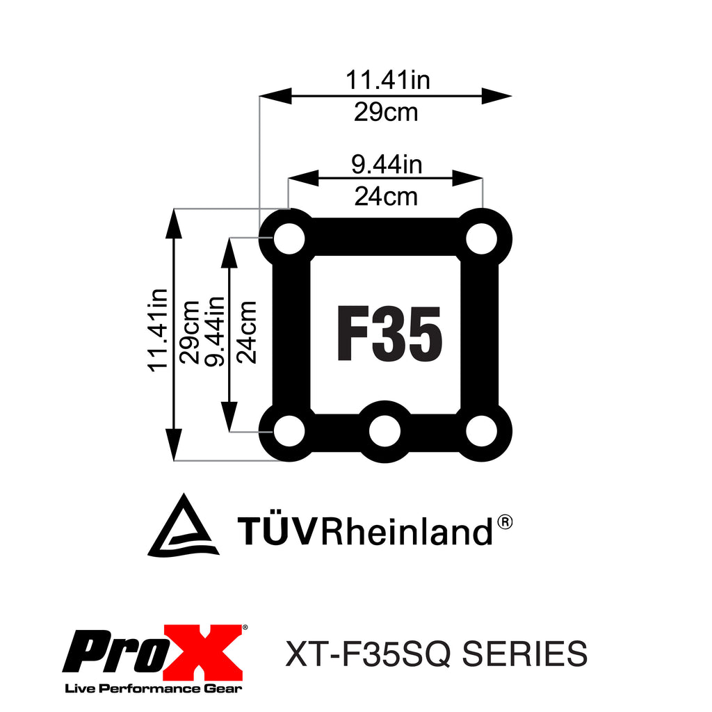 6.56 ft 2.00 m F35 Professional 5-Chord Truss Segment for LED Video Panels