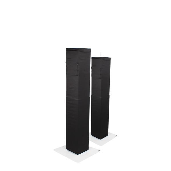 Replacement Lycra Fabric Scrim for ProX Flex Tower™ TV - Black w/ Storage Bag