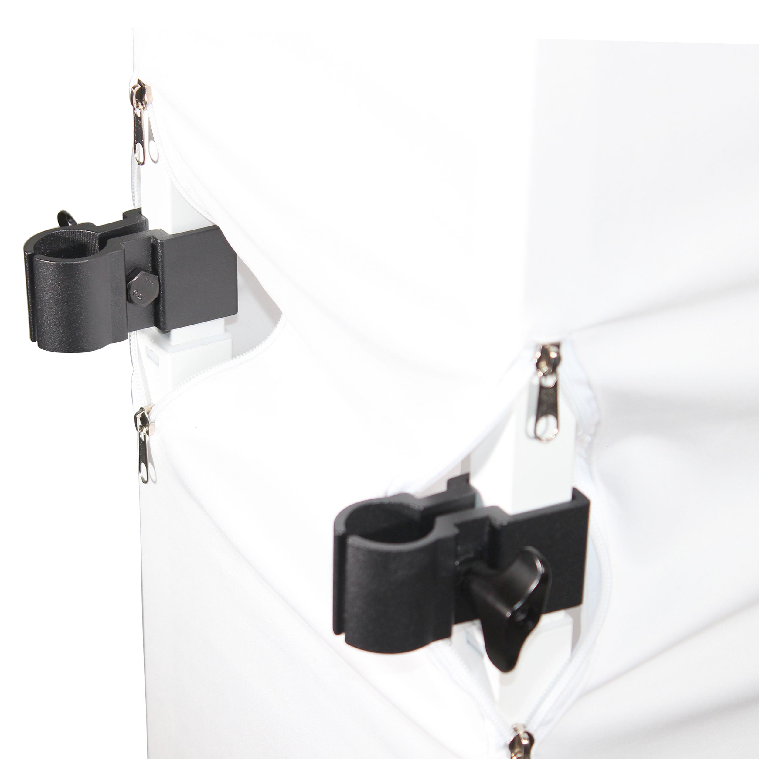 Flex Totem TV - 3ft to 6ft Height Adjustable Totem Stand Incl. TV Mount, Foldable Base Plate and Speaker Stud