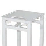 Flex Totem TV - 3ft to 6ft Height Adjustable Totem Stand Incl. TV Mount, Foldable Base Plate and Speaker Stud