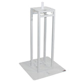Flex Totem TV - 3ft to 6ft Height Adjustable Totem Stand Incl. TV Mount, Foldable Base Plate and Speaker Stud
