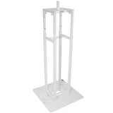 Flex Totem TV - 3ft to 6ft Height Adjustable Totem Stand Incl. TV Mount, Foldable Base Plate and Speaker Stud