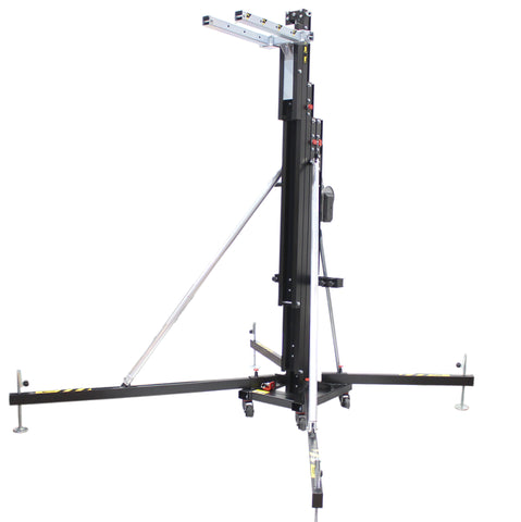 FANTEK Spain Compact Front Loading Lifting Line Array Systems Tower 518 lbs Cap Max Height 16 ft Incl Line Array Adapter