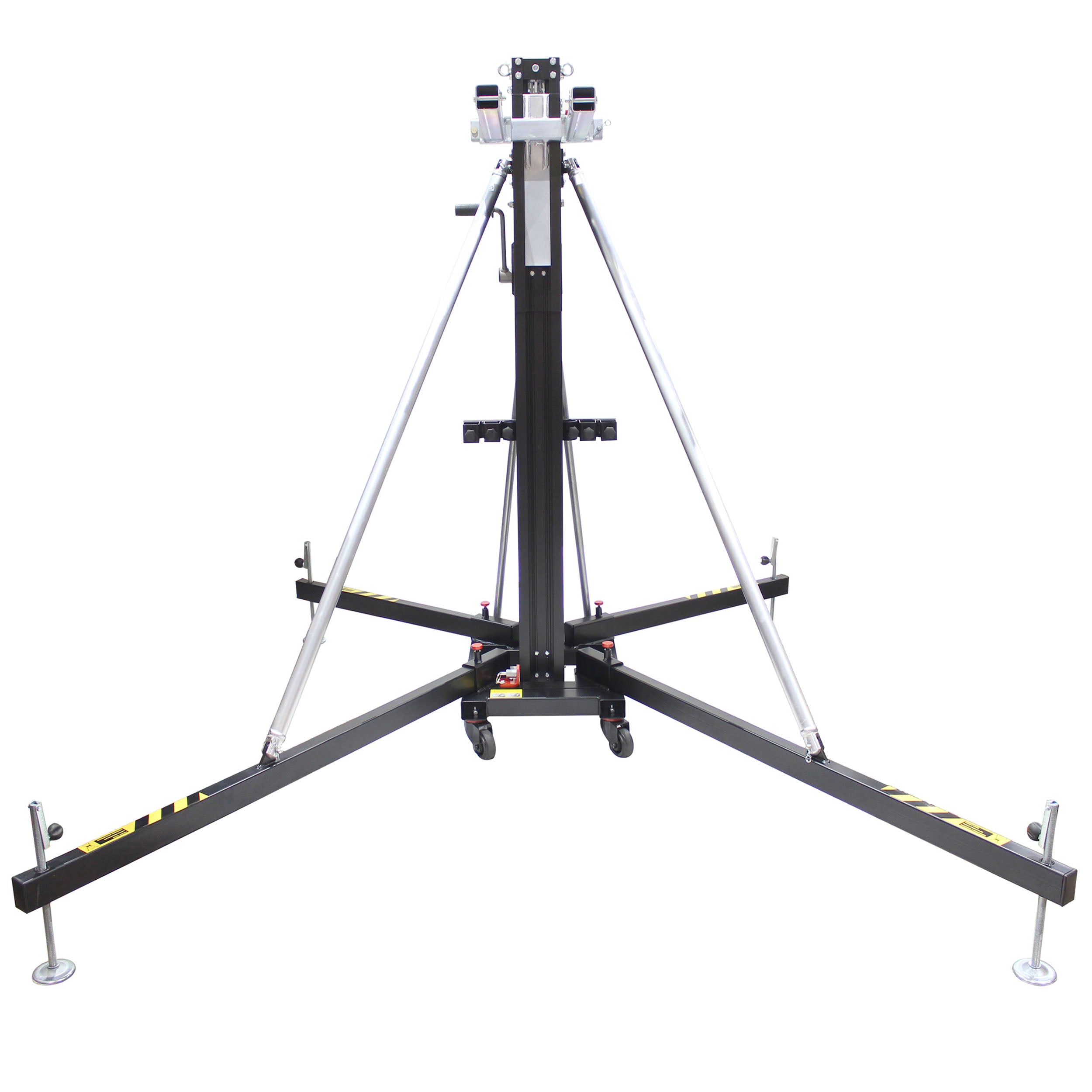 FANTEK Spain Compact Front Loading Lifting Line Array Systems Tower 518 lbs Cap Max Height 16 ft Incl Line Array Adapter