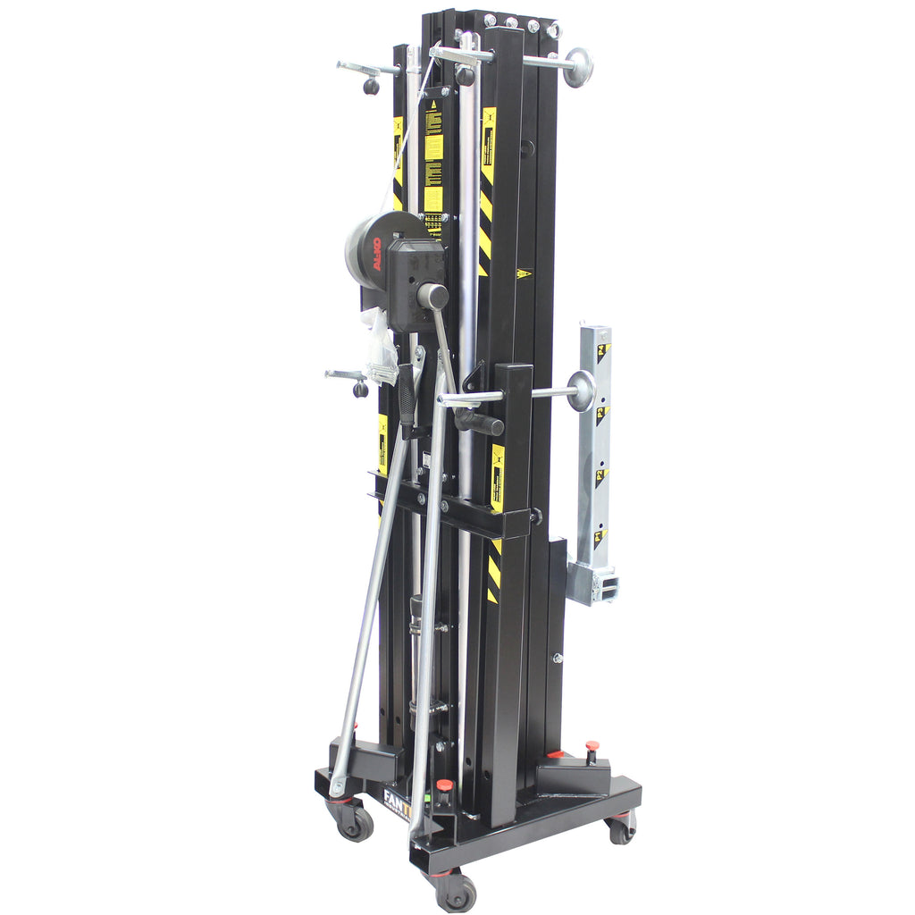 FANTEK Spain Compact Front Loading Lifting Line Array Systems Tower 518 lbs Cap Max Height 16 ft Incl Line Array Adapter