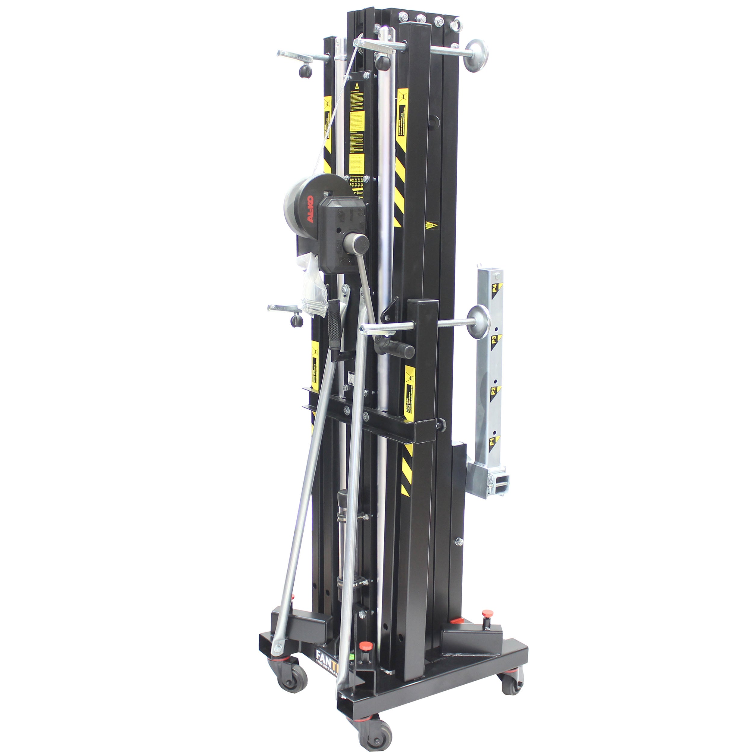 FANTEK Spain Compact Front Loading Lifting Line Array Systems Tower 518 lbs Cap Max Height 16 ft Incl Line Array Adapter
