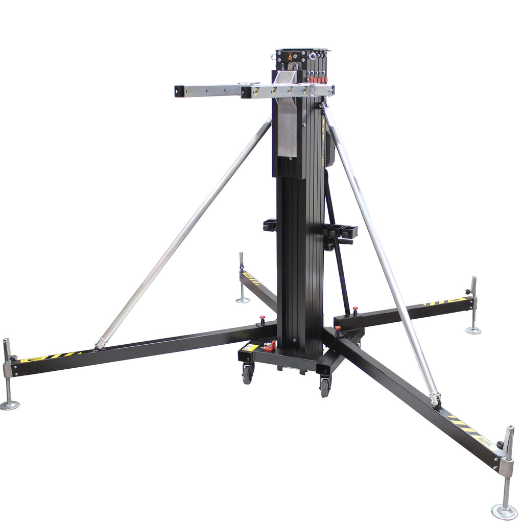 FANTEK Spain Compact Front Loading Lifting Line Array Systems Tower 728 lbs Cap Max Height 19.52ft Incl Line Array Adapter