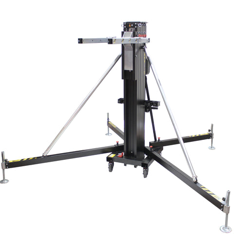 FANTEK Spain Compact Front Loading Lifting Line Array Systems Tower 728 lbs Cap Max Height 19.52ft Incl Line Array Adapter
