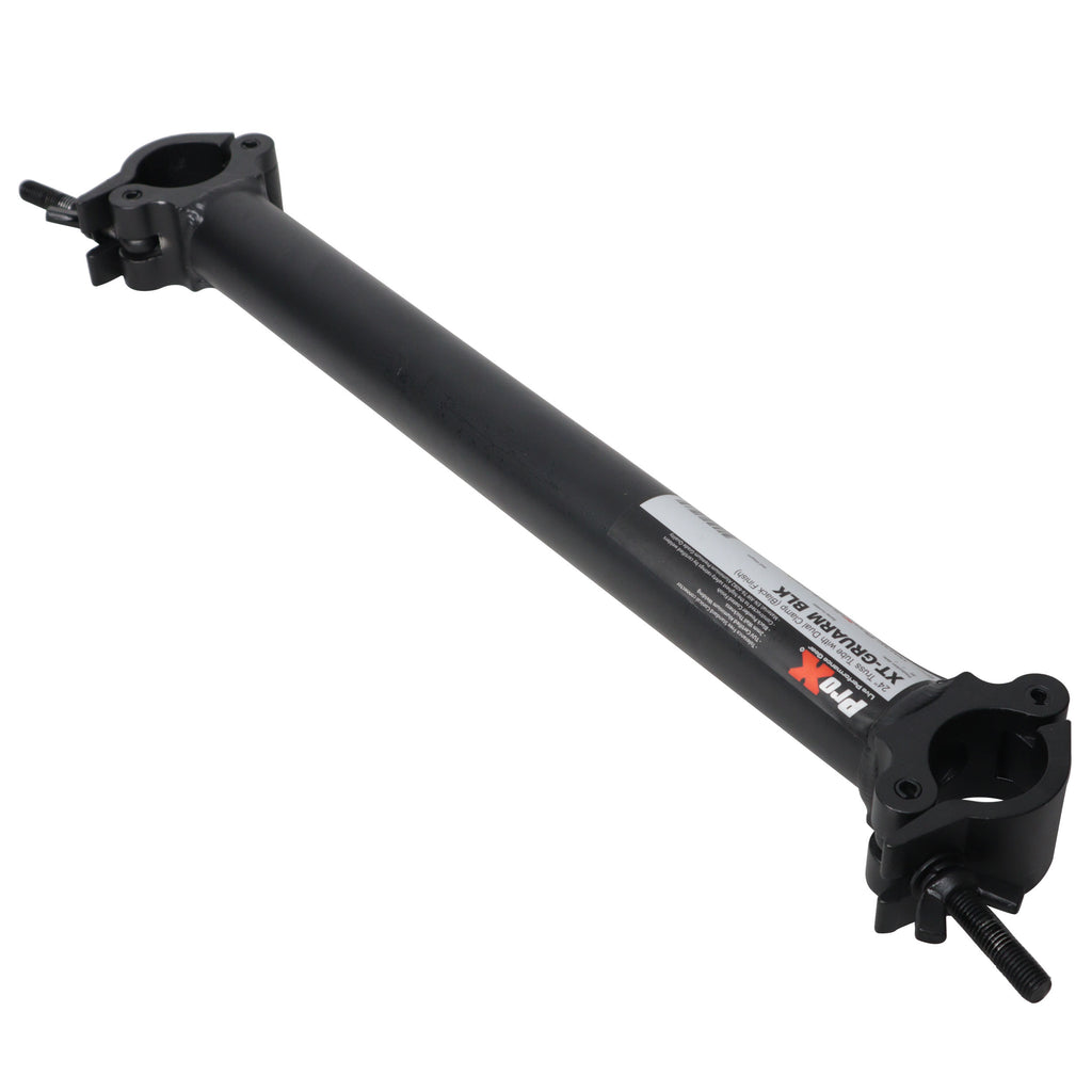 24" Truss Tube with Dual Clamp for ProX XT-GRU Rapid Grid Modular System | Black Finish