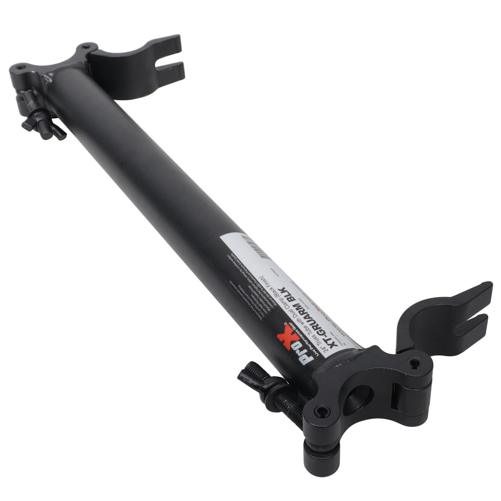 24" Truss Tube with Dual Clamp for ProX XT-GRU Rapid Grid Modular System | Black Finish