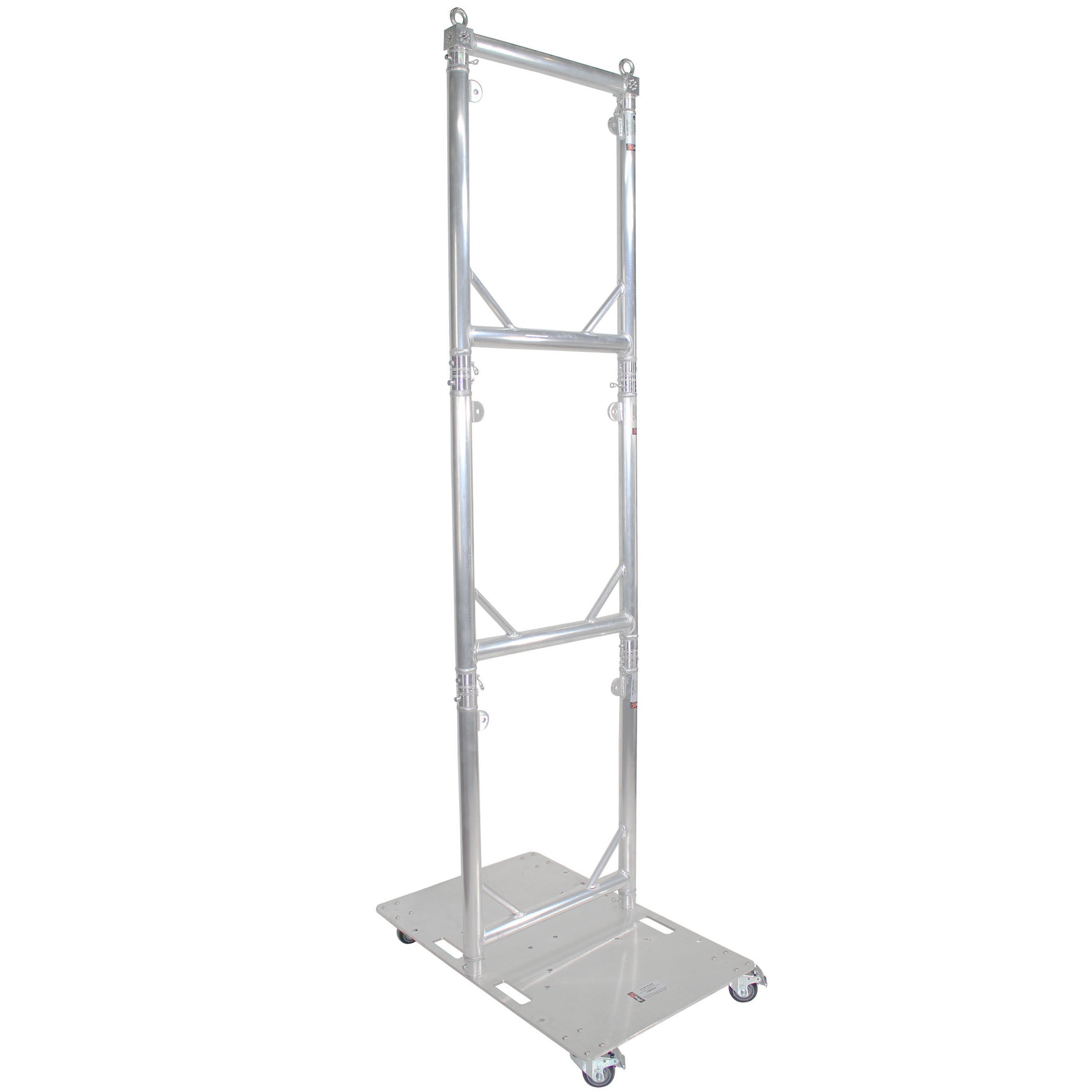 Truss Modular 3X Rapid U Grid Trio Package for Lighting - Moving Heads W-Rolling Aluminum Baseplate