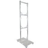 Truss Modular 3X Rapid U Grid Trio Package for Lighting - Moving Heads W-Rolling Aluminum Baseplate