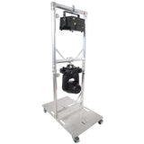 Truss Modular 2X Rapid U Grid Dual Package for Lighting - Moving Heads W-Rolling Aluminum Baseplate