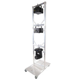 Truss Modular 3X Rapid U Grid Trio Package for Lighting - Moving Heads W-Rolling Aluminum Baseplate