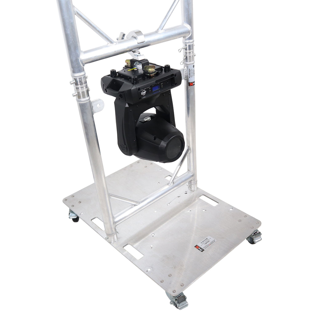 Truss Modular 2X Rapid U Grid Dual Package for Lighting - Moving Heads W-Rolling Aluminum Baseplate