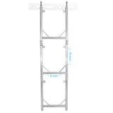 Truss Modular 3X Rapid U Grid Trio Package for Lighting - Moving Heads W-Rolling Aluminum Baseplate