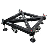 Ground Support & Leg Stabilizer Package Includes Rolling Base 4x Outrigger Leg Braces