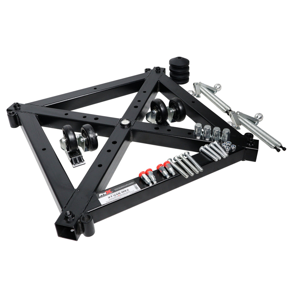 Universal Vertical Tower Truss Ground Support Base on Wheels with Leveling Jacks for F34, F44 and 12" Bolt truss