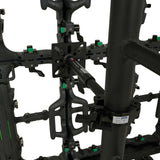 Black 10-13" LED Panel Wall Mounting Plate to Extension 2" Pole Truss Clamp for Ground Stacking and Hanging