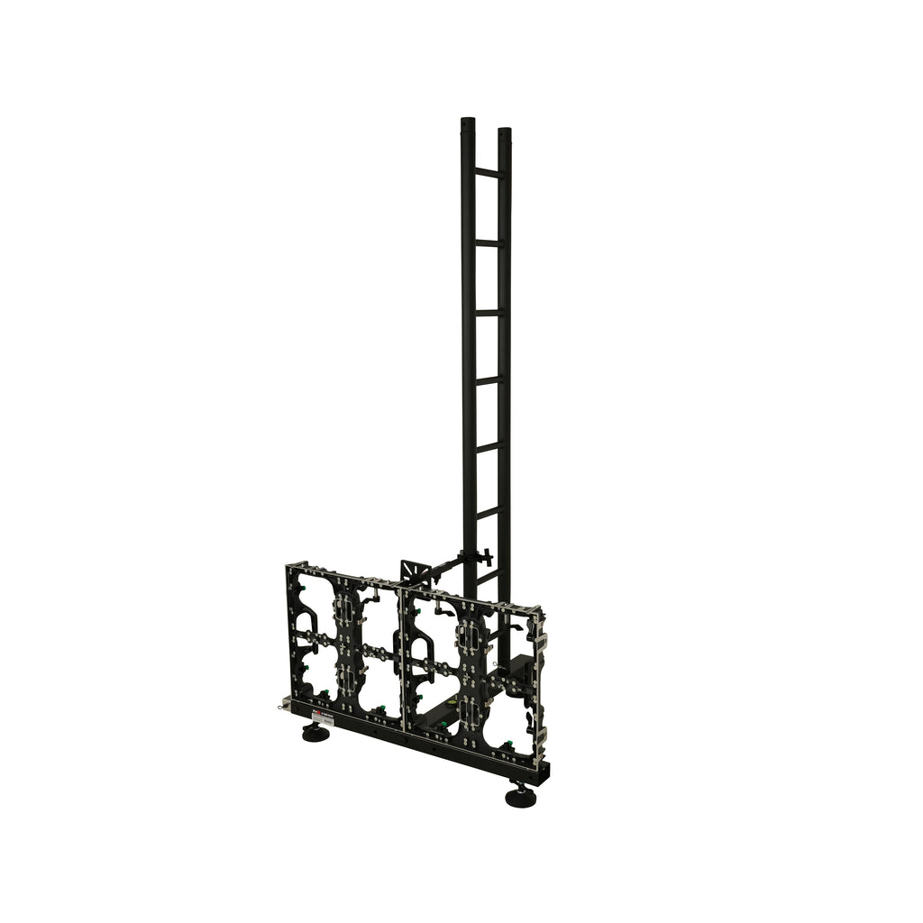Ground Support Stabilizing 1M / 3.28ft T-Base for LED Screen Wall Stacking for I-Beam F32 or12" Bolted I-Beam Truss Segments