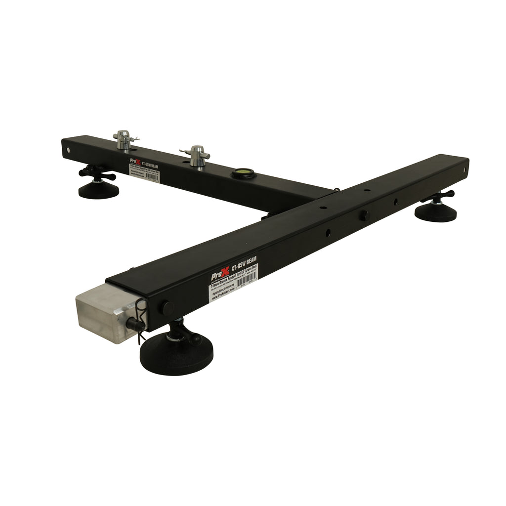 Ground Support Stabilizing 1M / 3.28ft T-Base for LED Screen Wall Stacking for I-Beam F32 or12" Bolted I-Beam Truss Segments