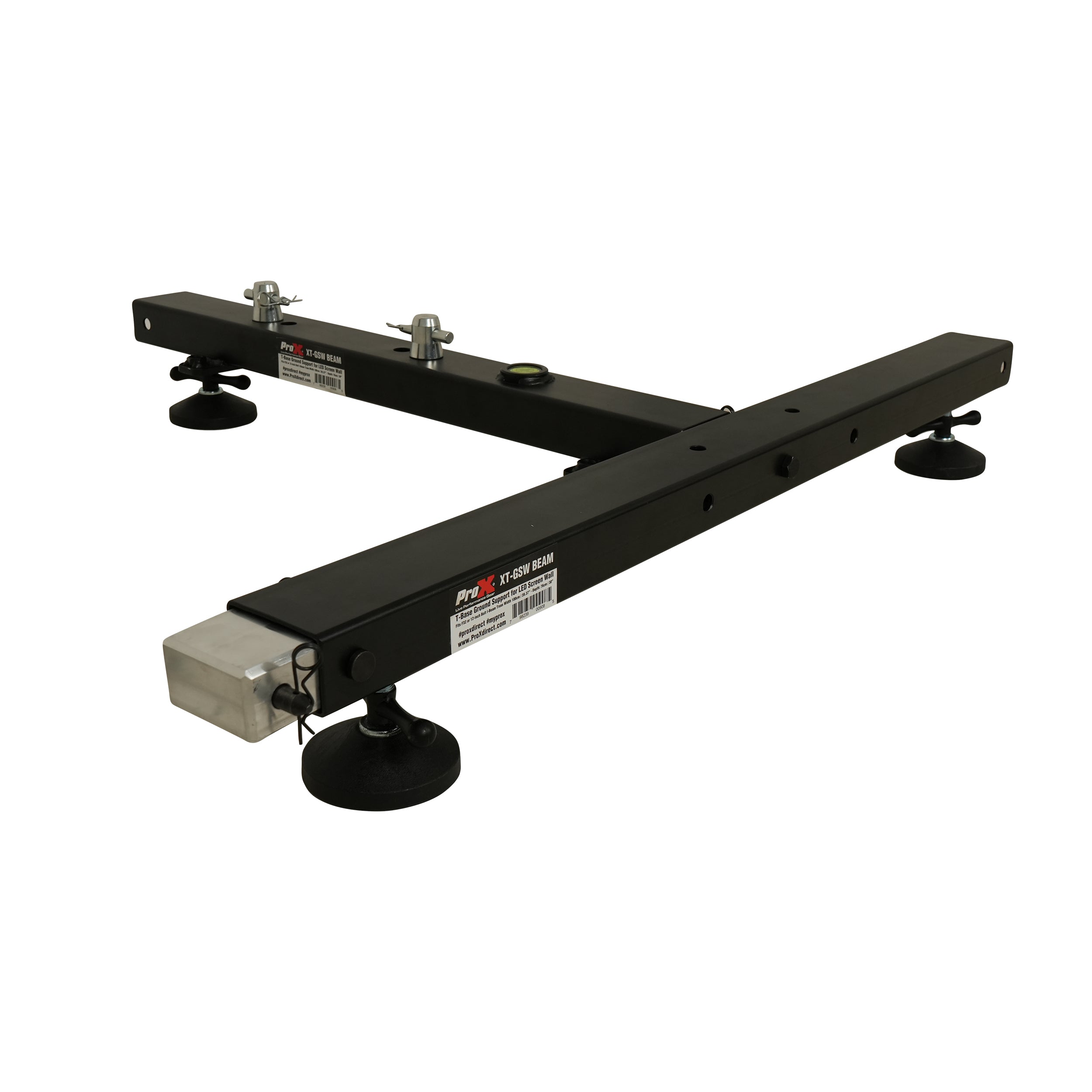 Ground Support Stabilizing 1M / 3.28ft T-Base for LED Screen Wall Stacking for I-Beam F32 or12" Bolted I-Beam Truss Segments