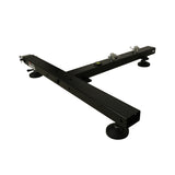 Ground Support Stabilizing 1M / 3.28ft T-Base for LED Screen Wall Stacking for I-Beam F32 or12" Bolted I-Beam Truss Segments