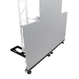 Ground Support Stabilizing 1M / 3.28ft T-Base for LED Screen Wall Stacking for F32 or 12-inch Bolt Truss Segments