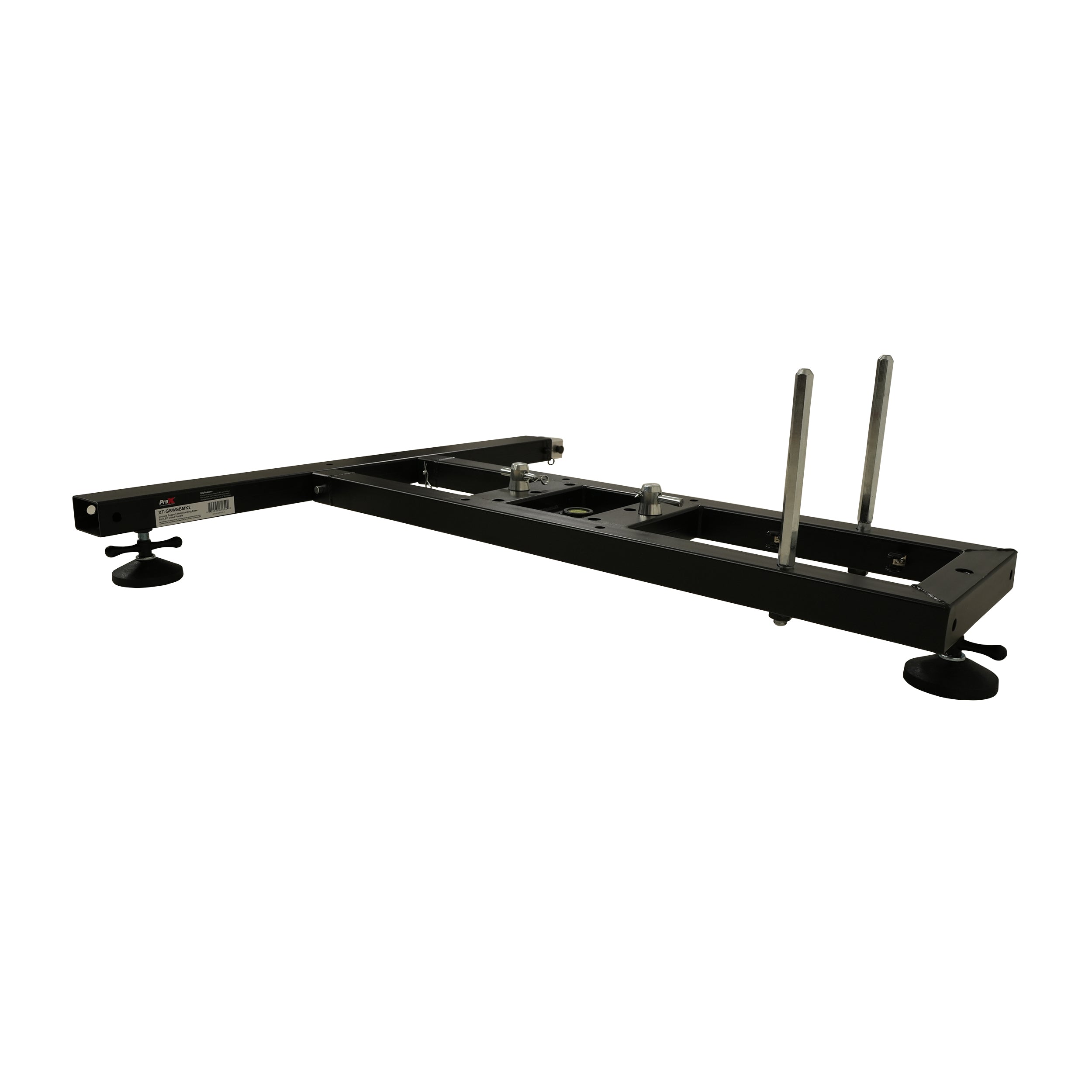 Ground Support Stabilizing 1M / 3.28ft T-Base for LED Screen Wall Stacking for F32 or 12-inch Bolt Truss Segments