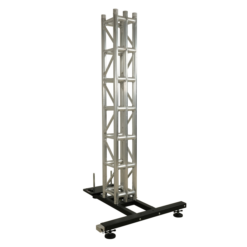 Ground Support Stabilizing 1M / 3.28ft T-Base for LED Screen Wall Stacking for F32 or 12-inch Bolt Truss Segments