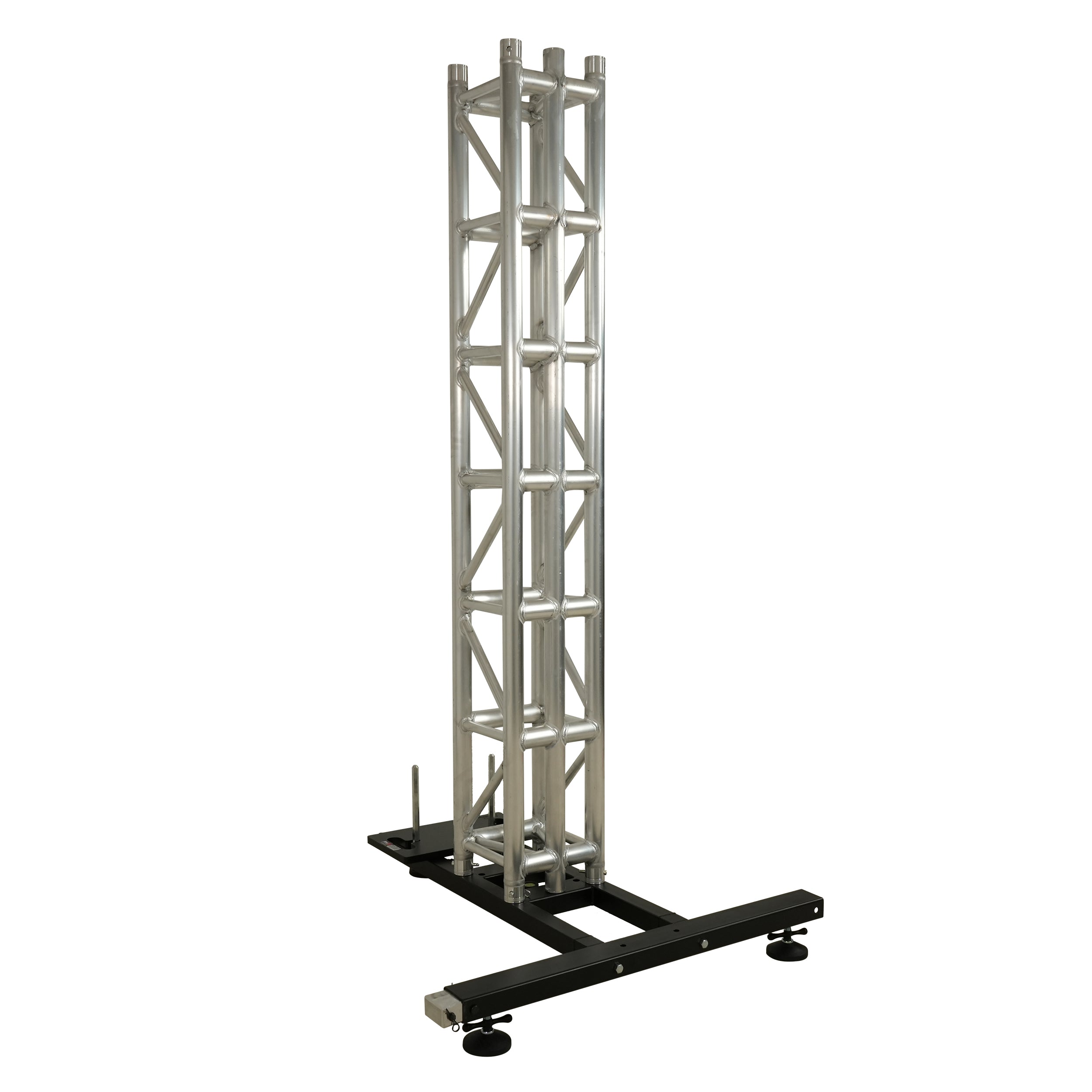 Ground Support Stabilizing 1M / 3.28ft T-Base for LED Screen Wall Stacking for F32 or 12-inch Bolt Truss Segments