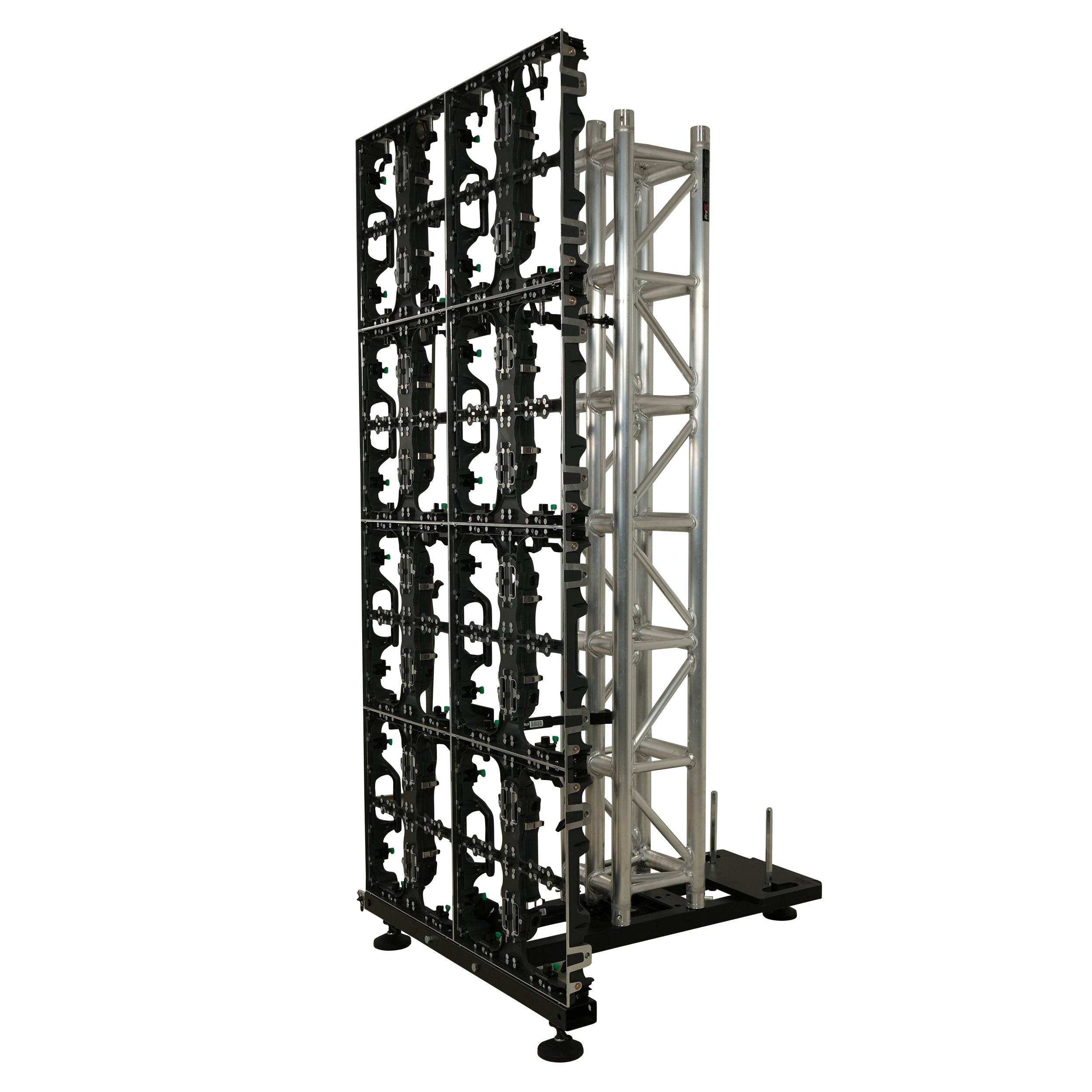 Ground Support Stabilizing 1M / 3.28ft T-Base for LED Screen Wall Stacking for F32 or 12-inch Bolt Truss Segments
