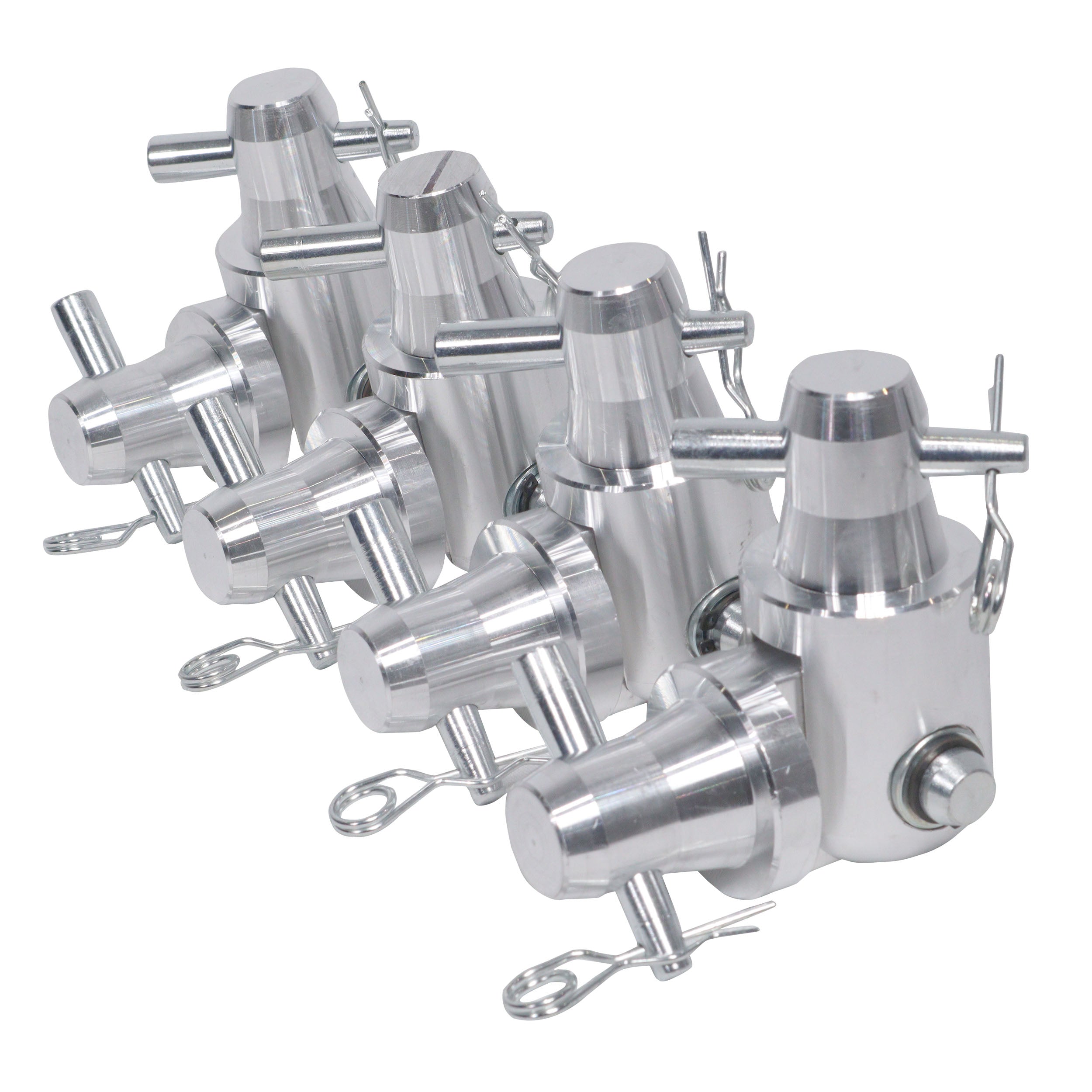 Pack of 4 Conical Tube Ground Support Post towers Male to Male Hinge Joint Fits F31 F32 F34