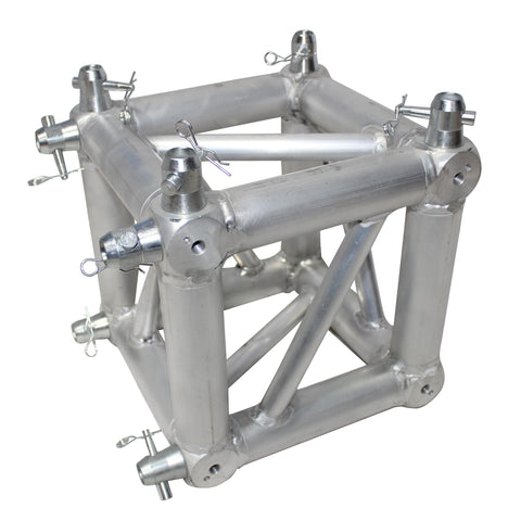 6 Way Square Truss Junction Block - Includes 2 Way 8 Half Conical Couplers