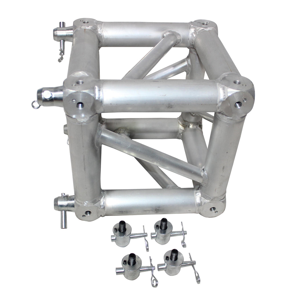 6 Way Square Truss Junction Block - Includes 2 Way 8 Half Conical Couplers