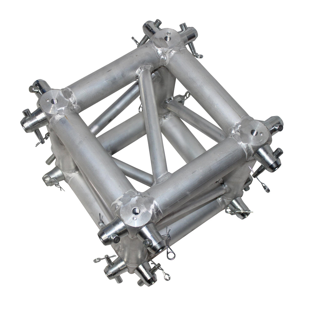 6 Way Square Truss Junction Block - Includes 4 Way 16 Half Conical Couplers