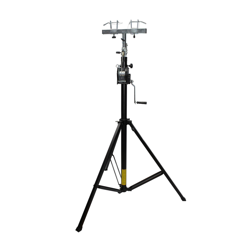 14 Ft Heavy-duty Lighting Crank Truss Stage Stand Includes T-Adapter Truss Mount 200 lbs Capacity