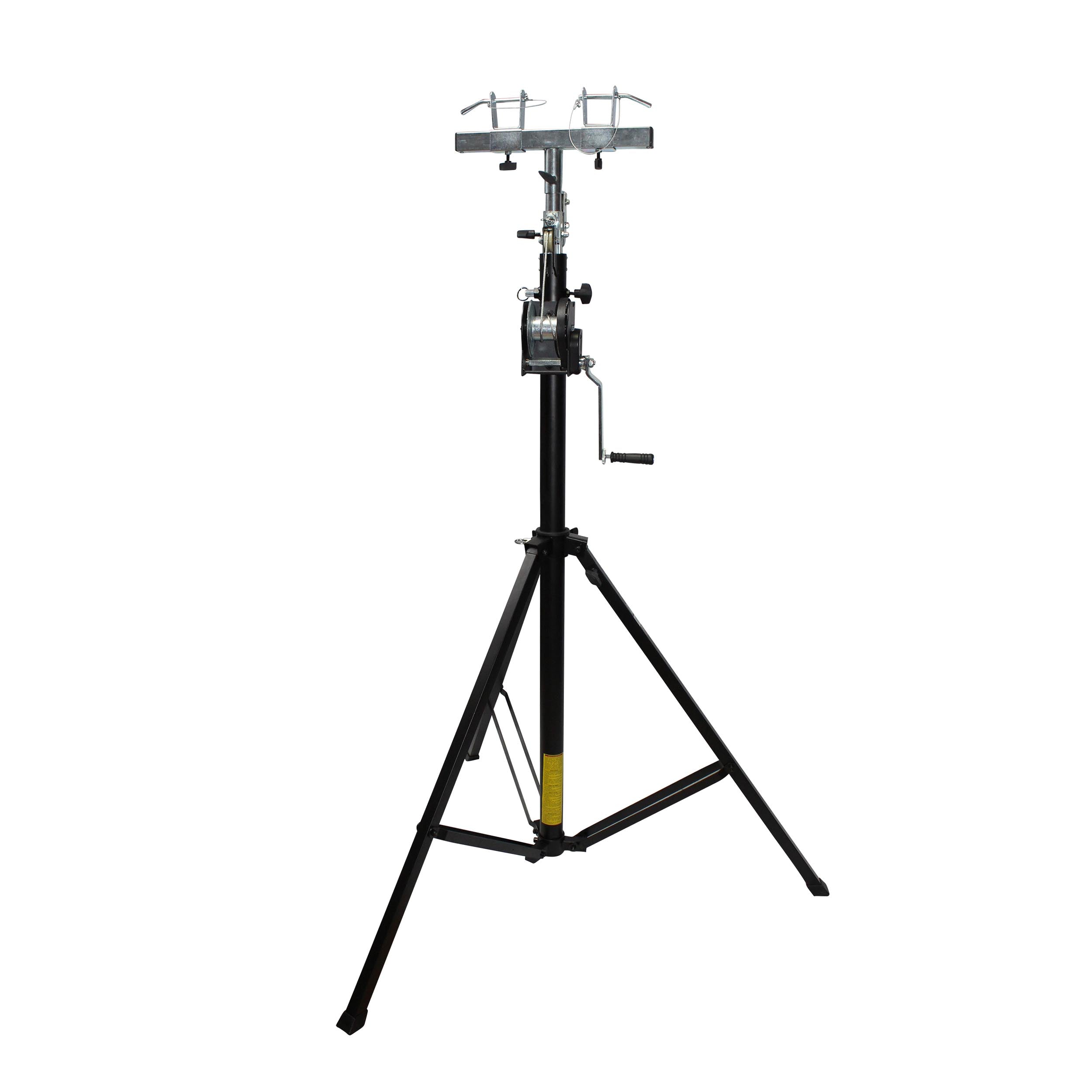 14 Ft Heavy-duty Lighting Crank Truss Stage Stand Includes T-Adapter Truss Mount 200 lbs Capacity