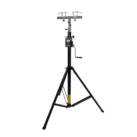 14 Ft Heavy-duty Lighting Crank Truss Stage Stand Includes T-Adapter Truss Mount 200 lbs Capacity